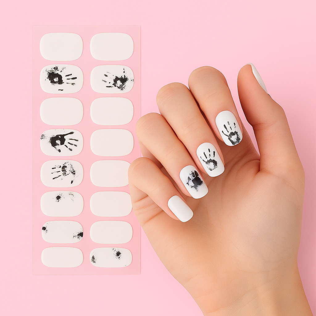Hexed Charm Halloween Gel Nail Stickers