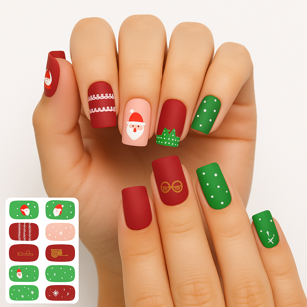 Jolly Holiday Gel Design