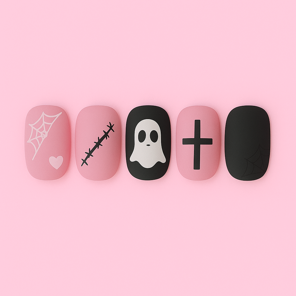 Haunted Glow Nails