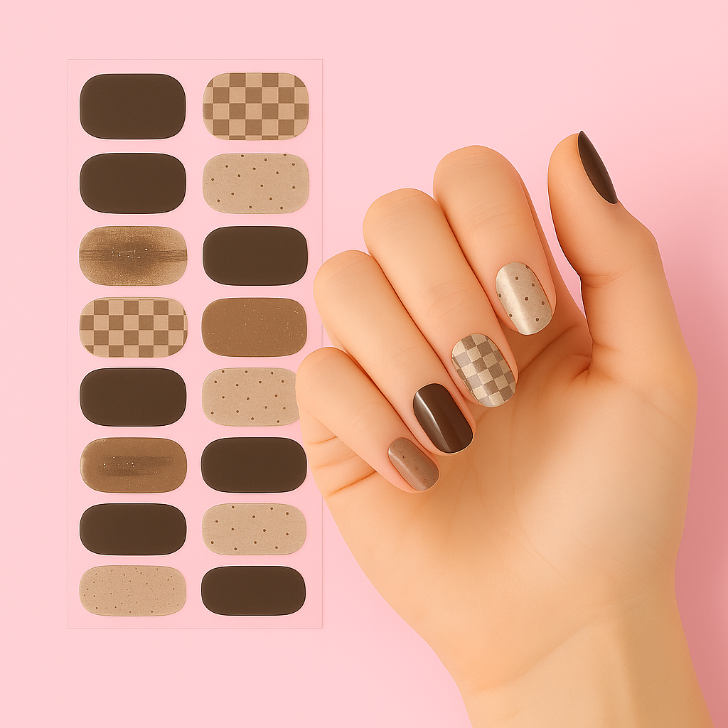 BloomFlash™ Semi-Cured Gel Nail Stickers