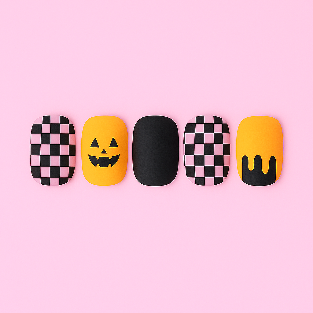 Hexed Charm Halloween Gel Nail Stickers