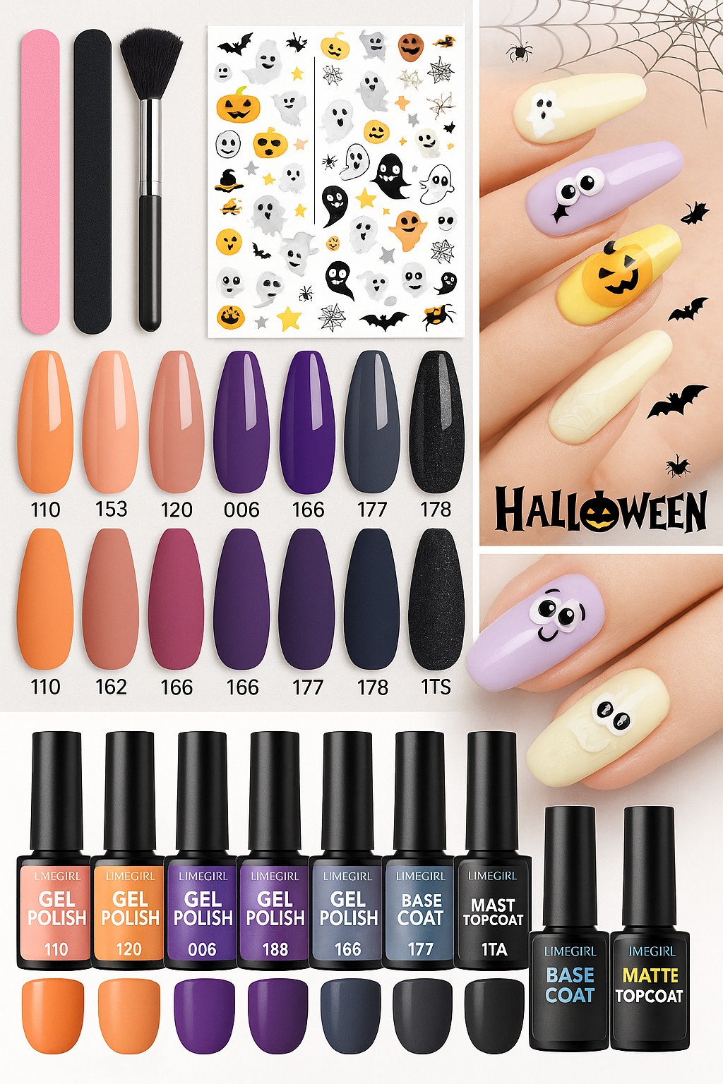 Geluxe Nail Trend Set – Glam Ghosts Party