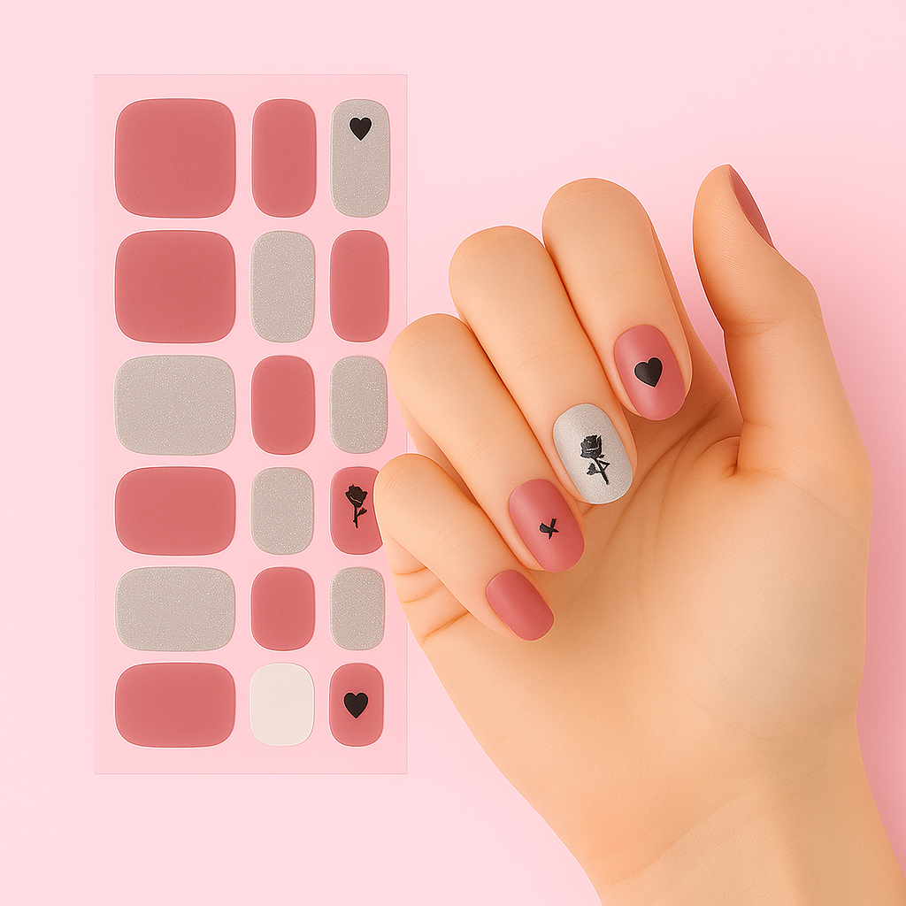 BloomFlash™ Semi-Cured Gel Nail Stickers