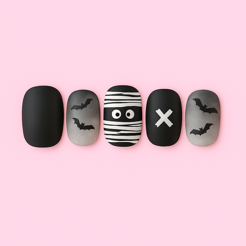Hexed Charm Halloween Gel Nail Stickers