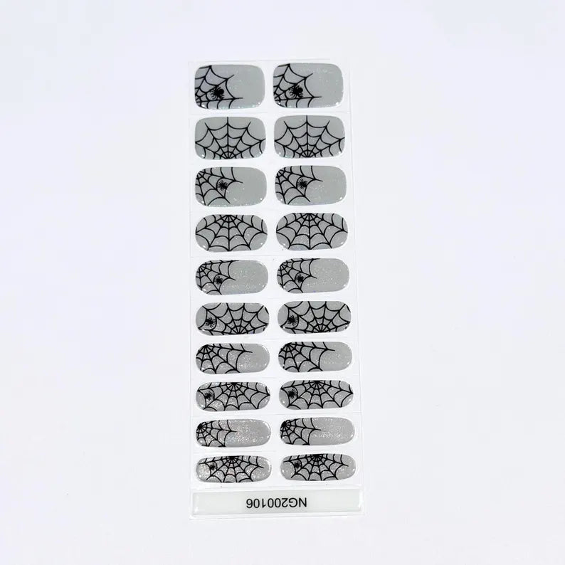 Glow Haunt Halloween Gel Nail Stickers