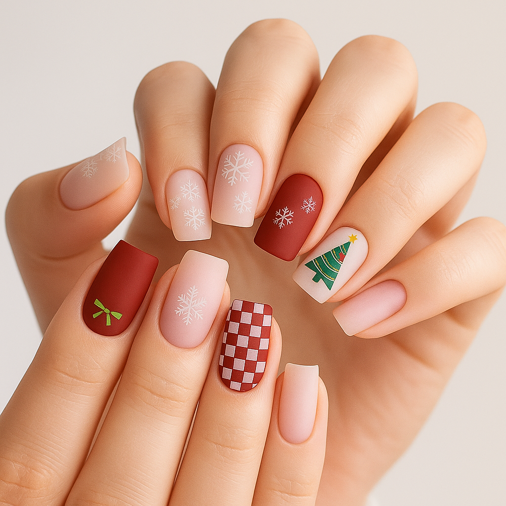Jolly Holiday Gel Design