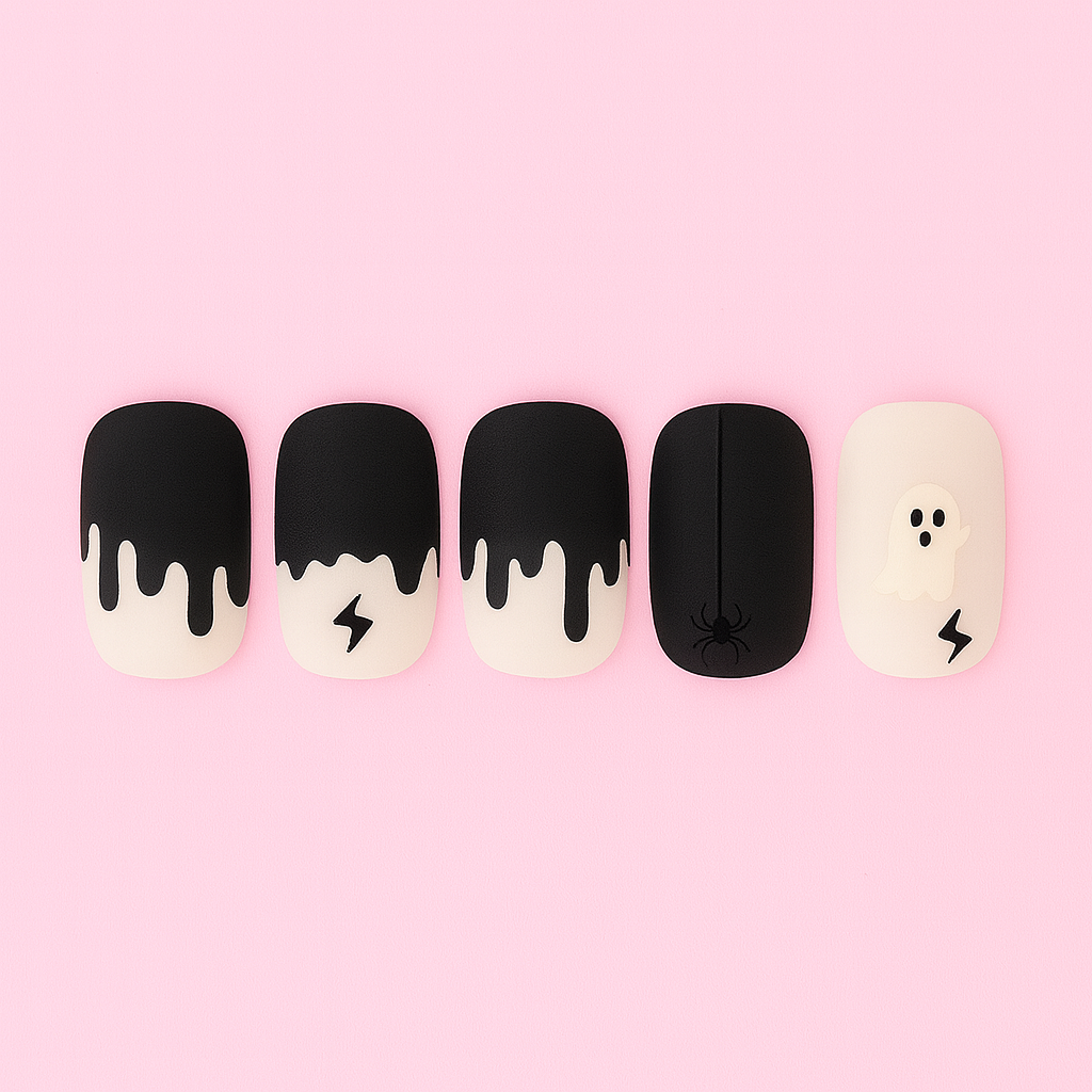 Glow Haunt Halloween Gel Nail Stickers