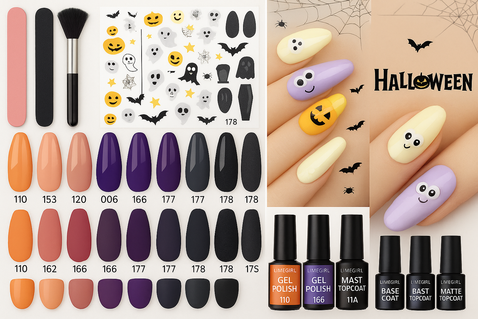 Geluxe Nail Trend Set – Glam Ghosts Party