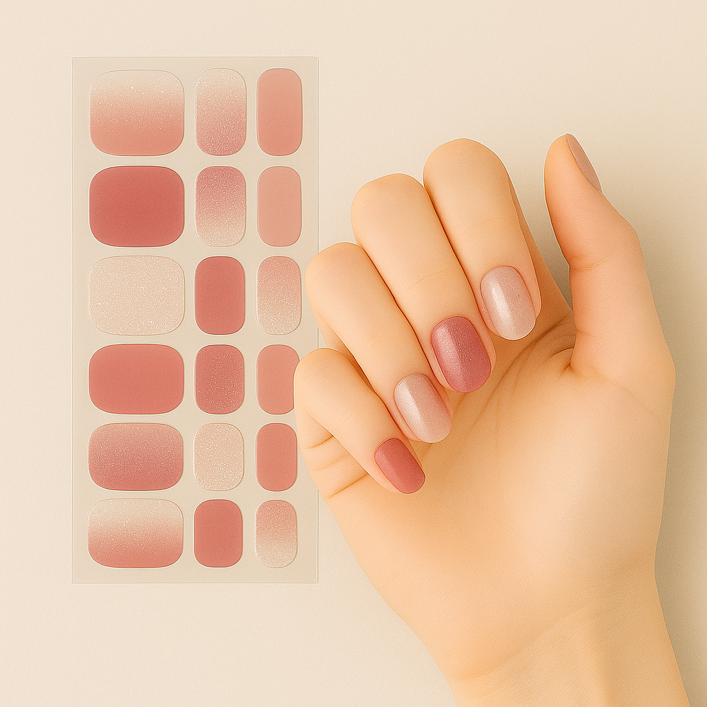 BloomFlash™ Semi-Cured Gel Nail Stickers