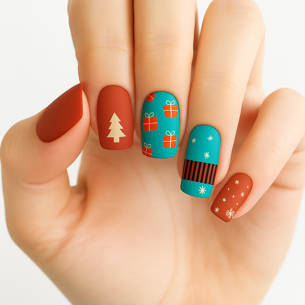 Jolly Holiday Gel Design