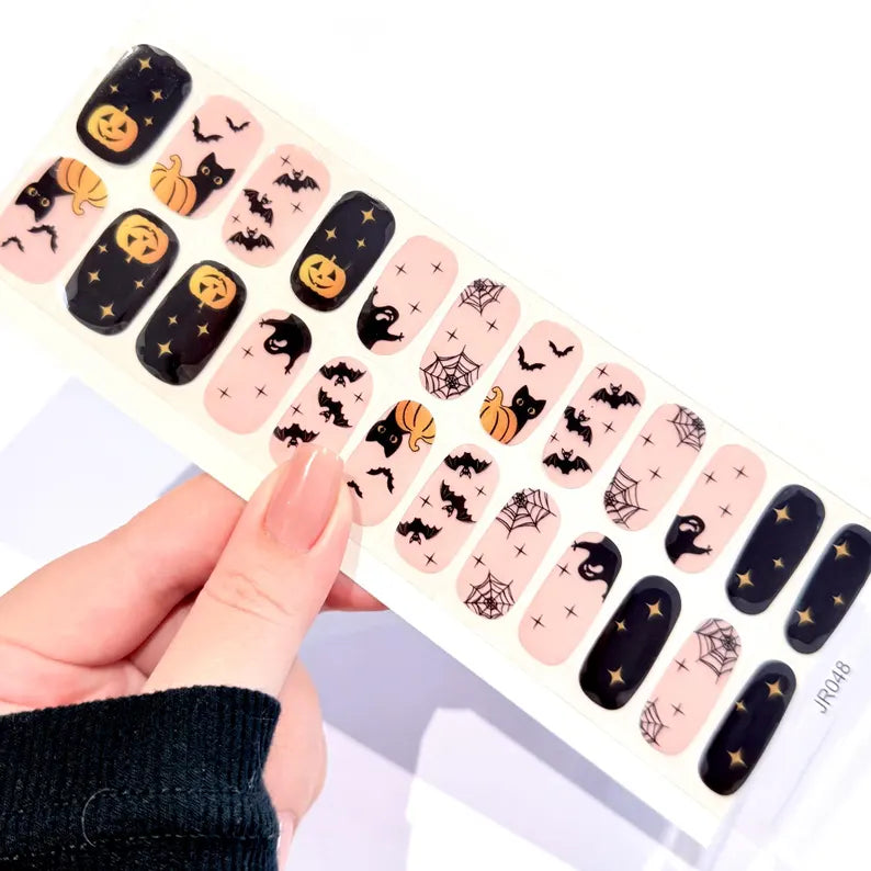 Spooky Charm Halloween Gel Nail Stickers