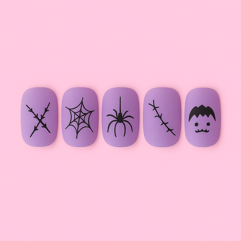 Haunted Glow Nails
