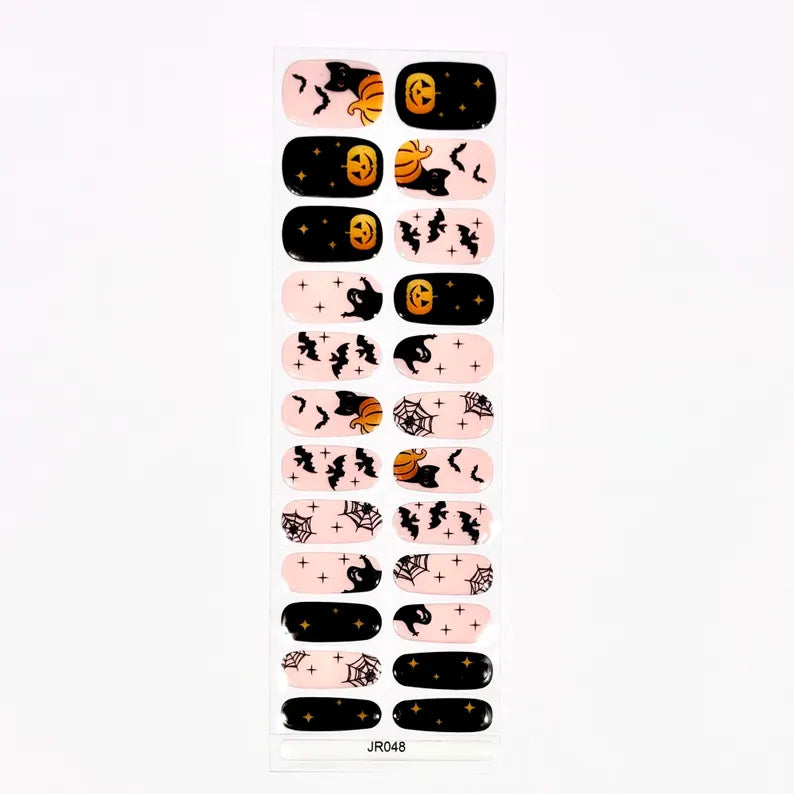 Spooky Charm Halloween Gel Nail Stickers