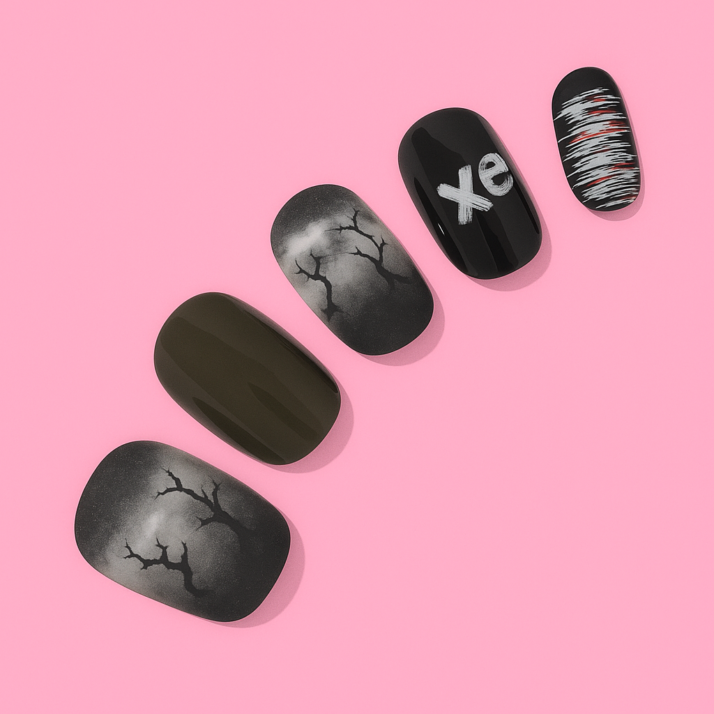 Spooky Charm Halloween Gel Nail Stickers