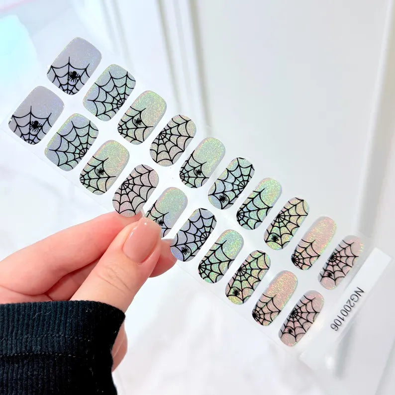 Glow Haunt Halloween Gel Nail Stickers