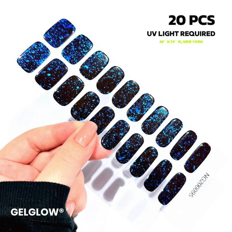 Glow Haunt Halloween Gel Nail Stickers