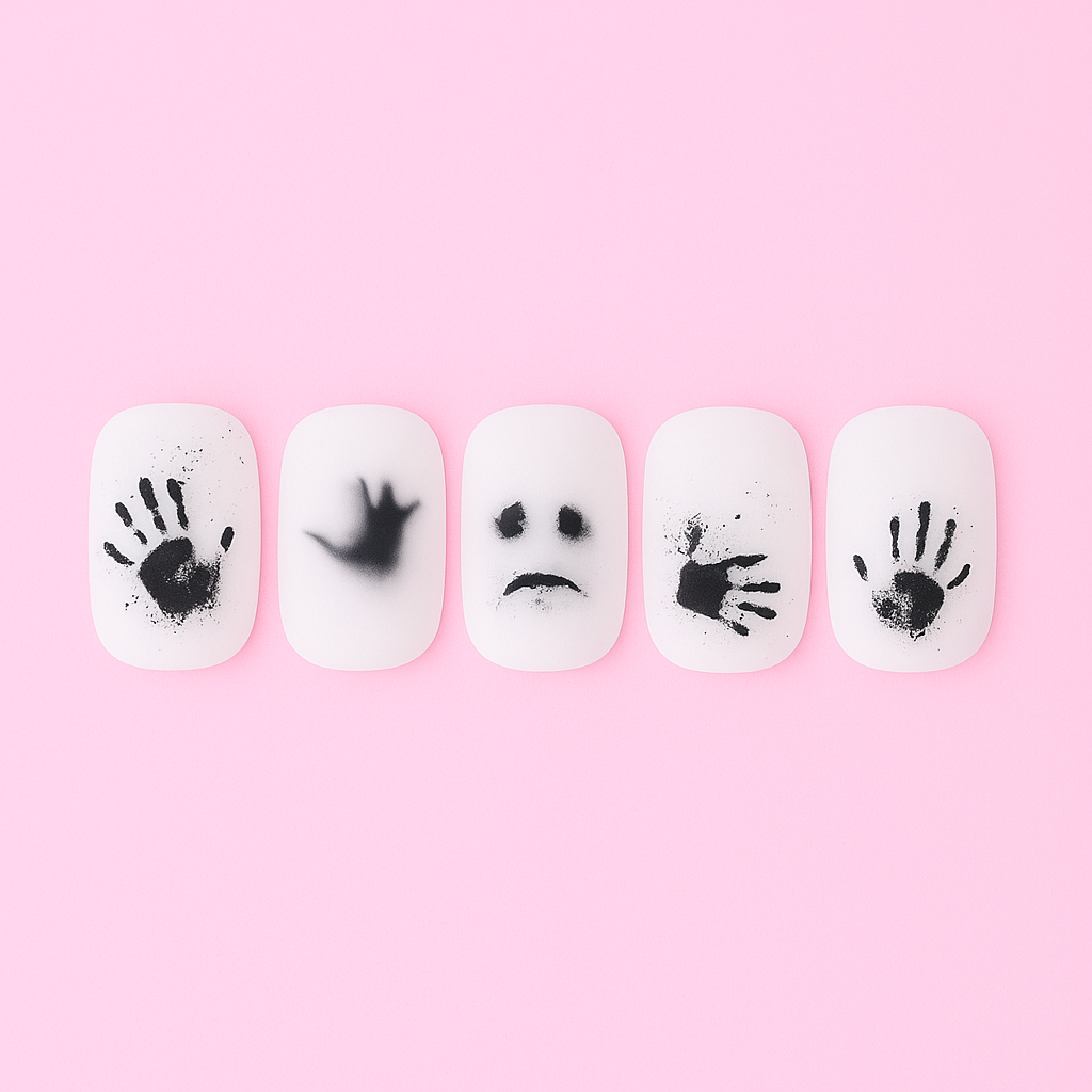 Glow Haunt Halloween Gel Nail Stickers