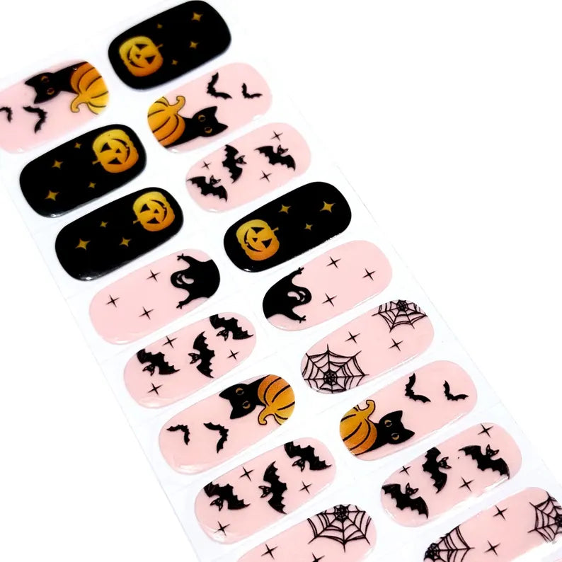 Spooky Charm Halloween Gel Nail Stickers