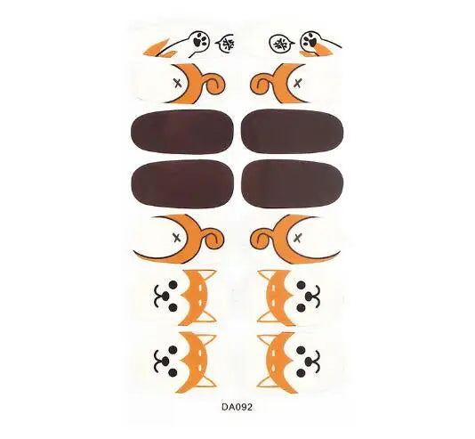 Nail Stickers DIY Decals For Nail Art Wraps Women Beauty Full Cover Nail Manicures Decorations Uñas Postizas Press On Nails