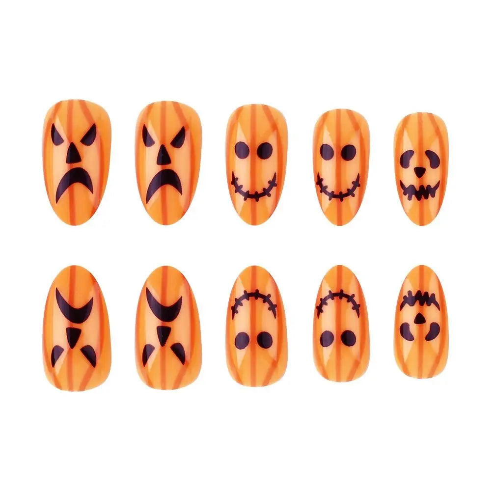 Spooky Vibes Halloween Press-On Nails