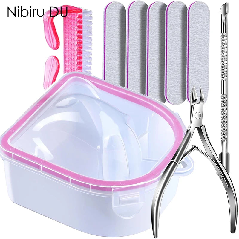 NailDissolve™ Polish Remover & Treatment Kit – Soak-Off Bowl