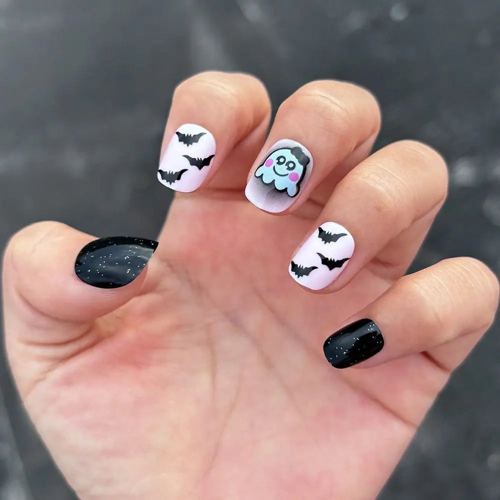 Spooky Vibes Halloween Press-On Nails