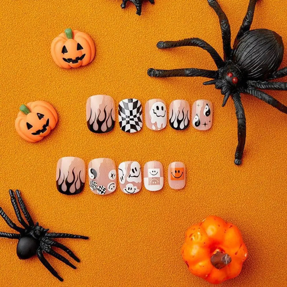 Spooky Vibes Halloween Press-On Nails