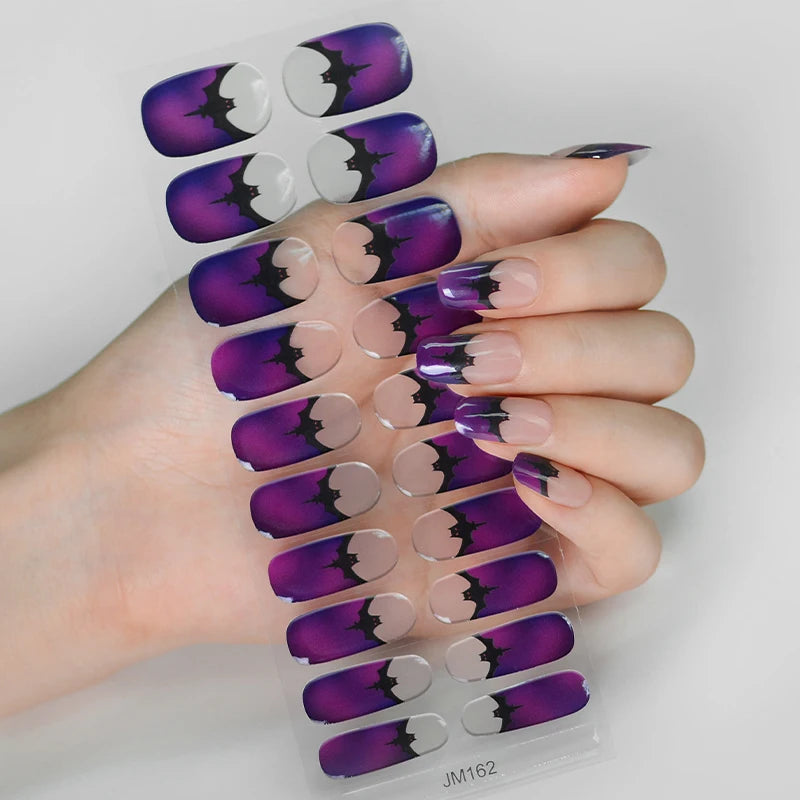 Spooky Charm Halloween Gel Nail Stickers
