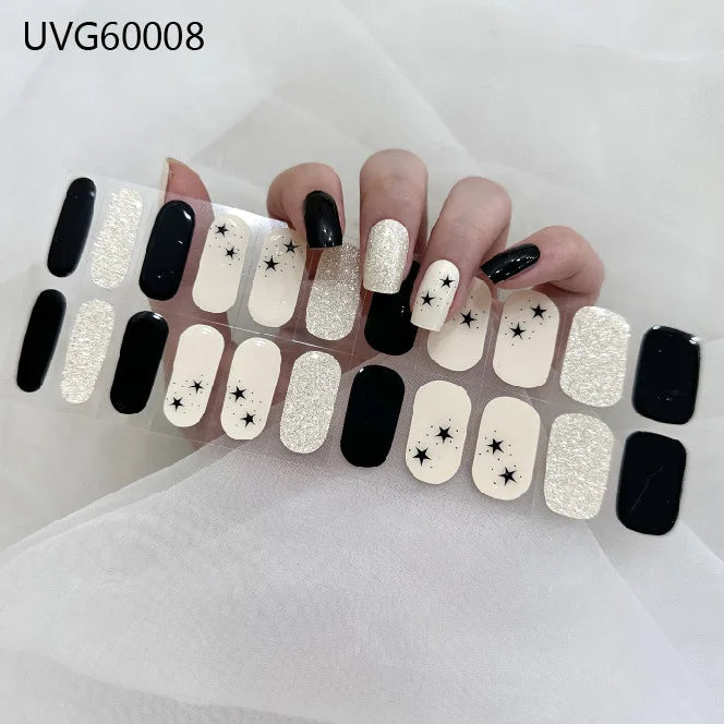 Glow Haunt Halloween Gel Nail Stickers