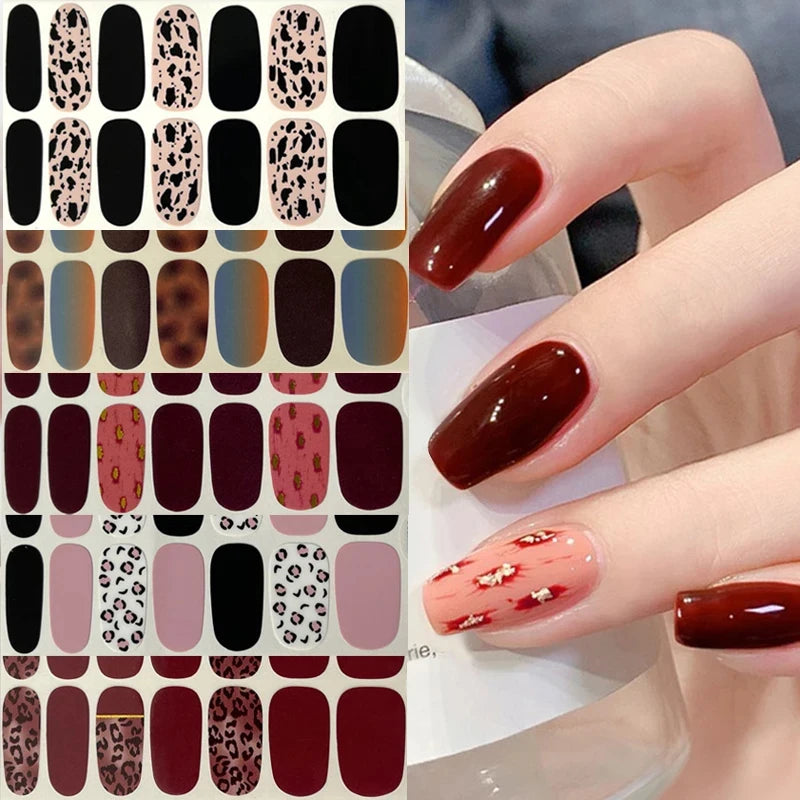 Autumn Prowl Gel Nail Stickers