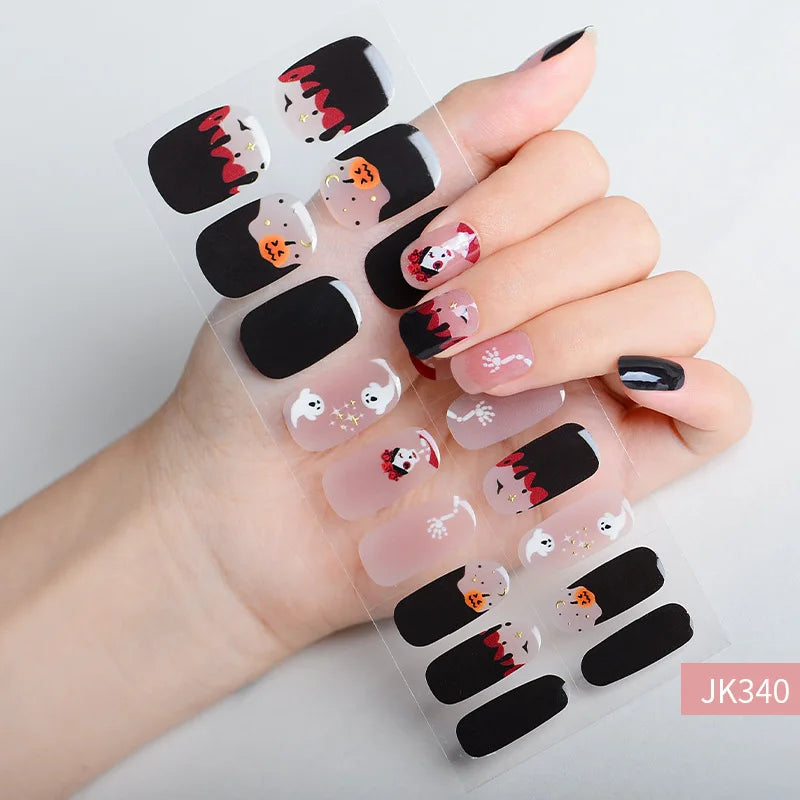 Hexed Charm Halloween Gel Nail Stickers