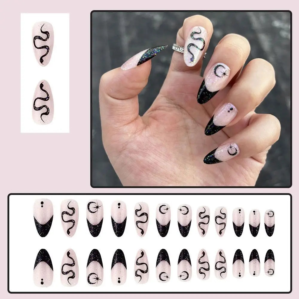 Spooky Vibes Halloween Press-On Nails