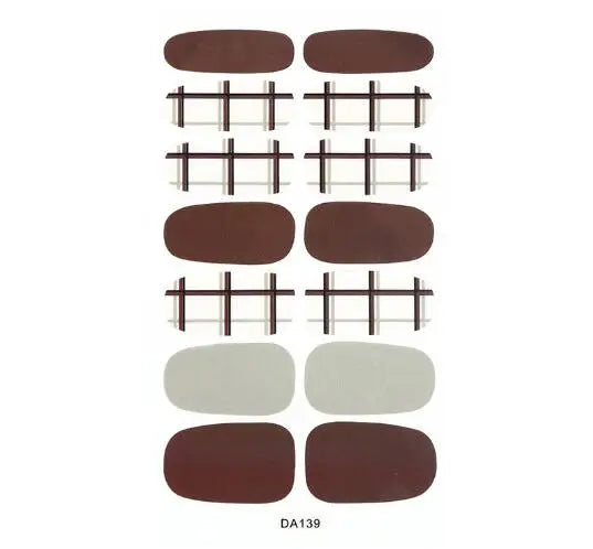 Nail Stickers DIY Decals For Nail Art Wraps Women Beauty Full Cover Nail Manicures Decorations Uñas Postizas Press On Nails