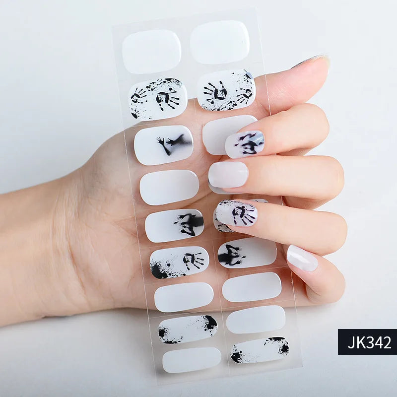 Hexed Charm Halloween Gel Nail Stickers