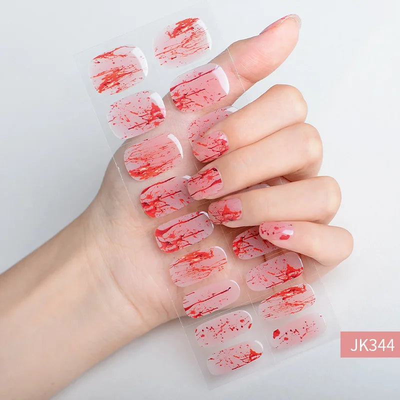 Hexed Charm Halloween Gel Nail Stickers