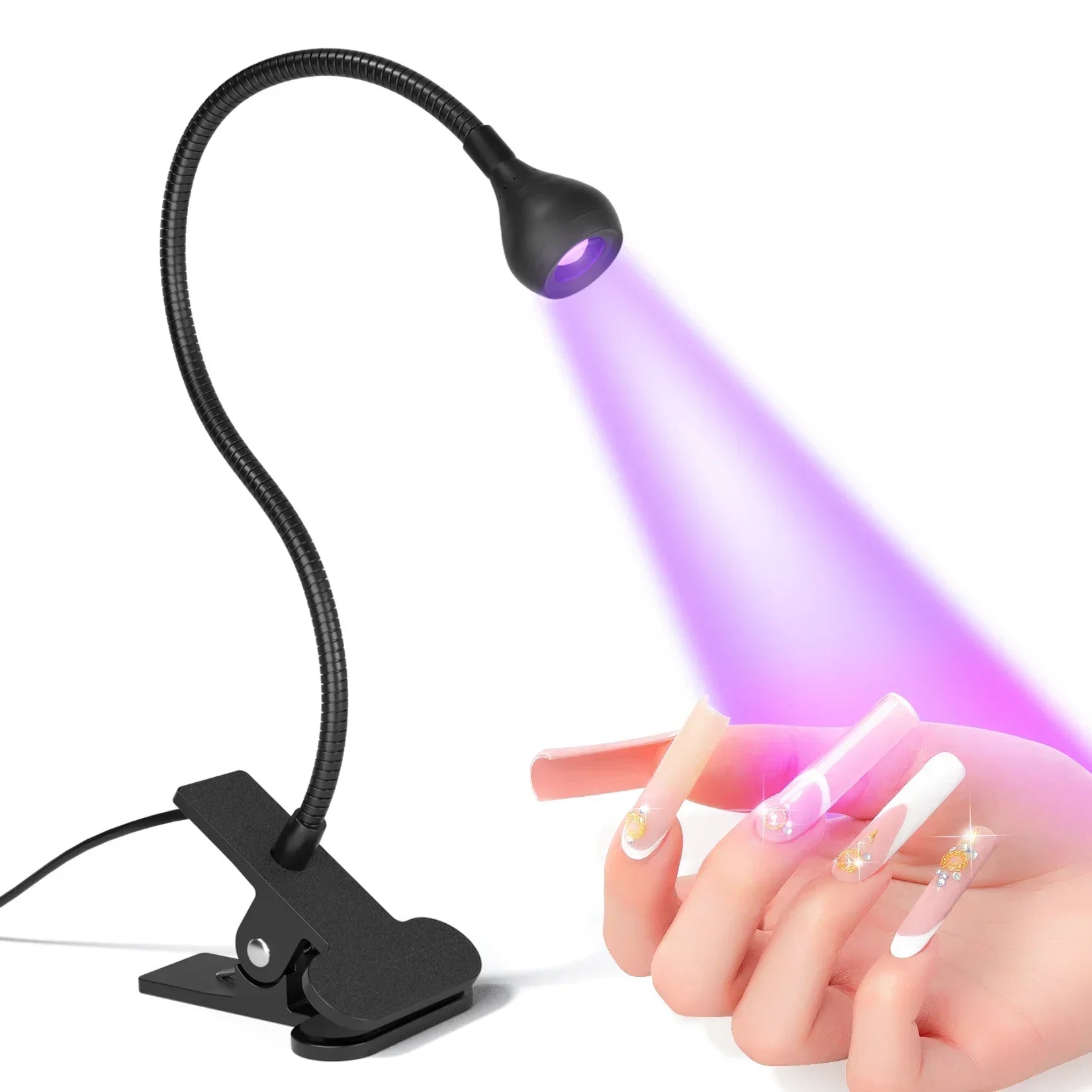 NailGlow™ Mini UV Lamp – Fast-Cure Manicure Dryer