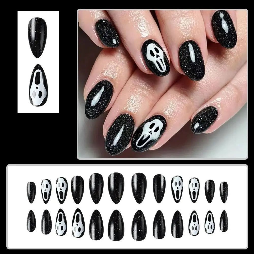 Spooky Vibes Halloween Press-On Nails