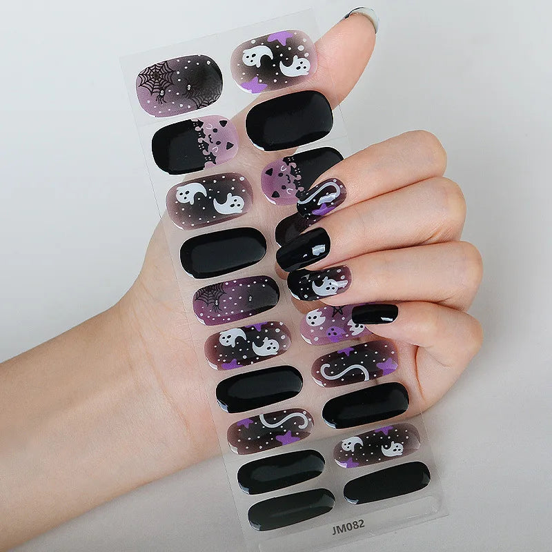 Spooky Charm Halloween Gel Nail Stickers