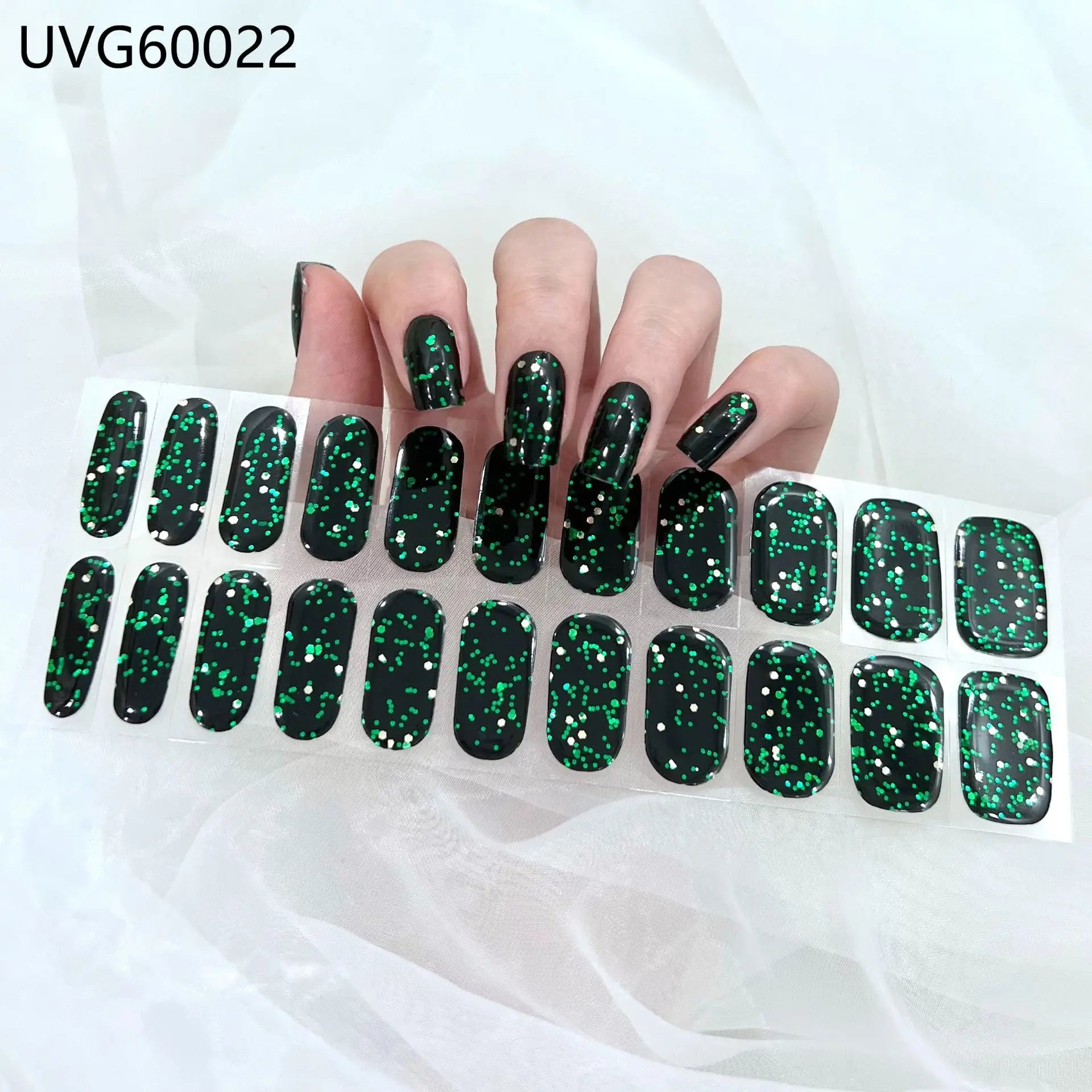 Glow Haunt Halloween Gel Nail Stickers