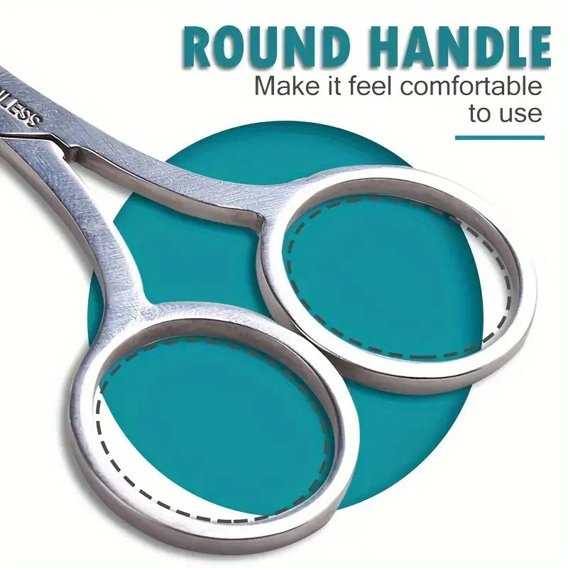 GlamTrim™ Multi-Purpose Beauty Scissors – Nails, Brows & Lashes