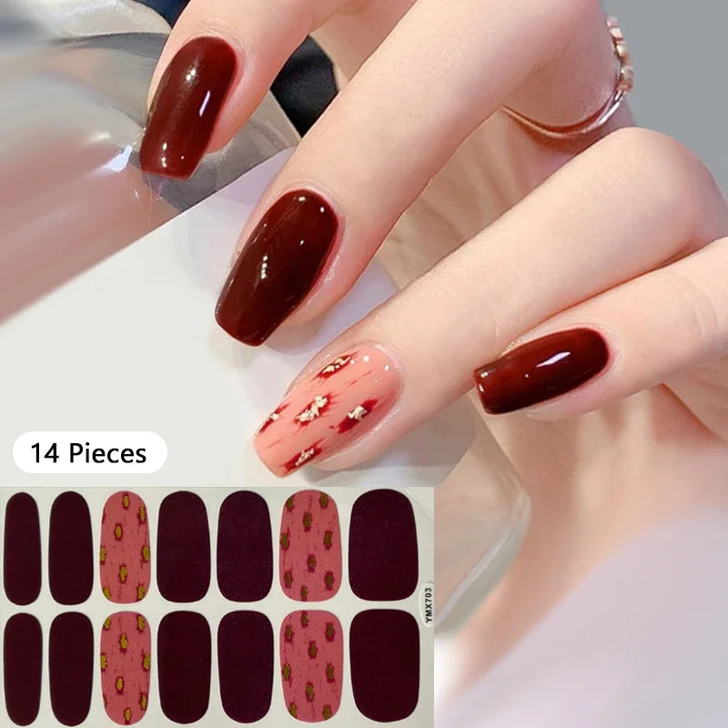 Autumn Prowl Gel Nail Stickers