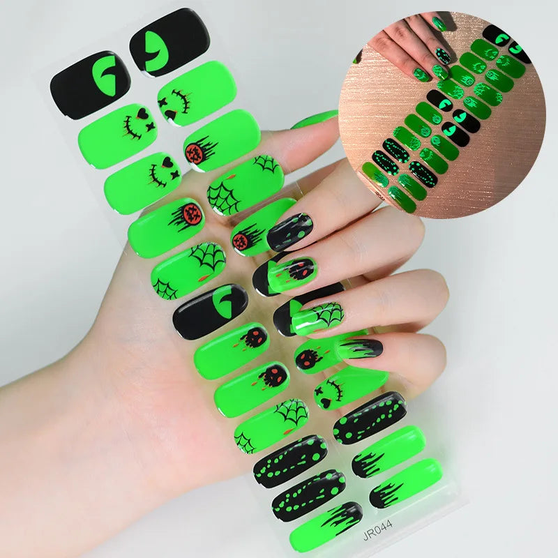 Spooky Charm Halloween Gel Nail Stickers