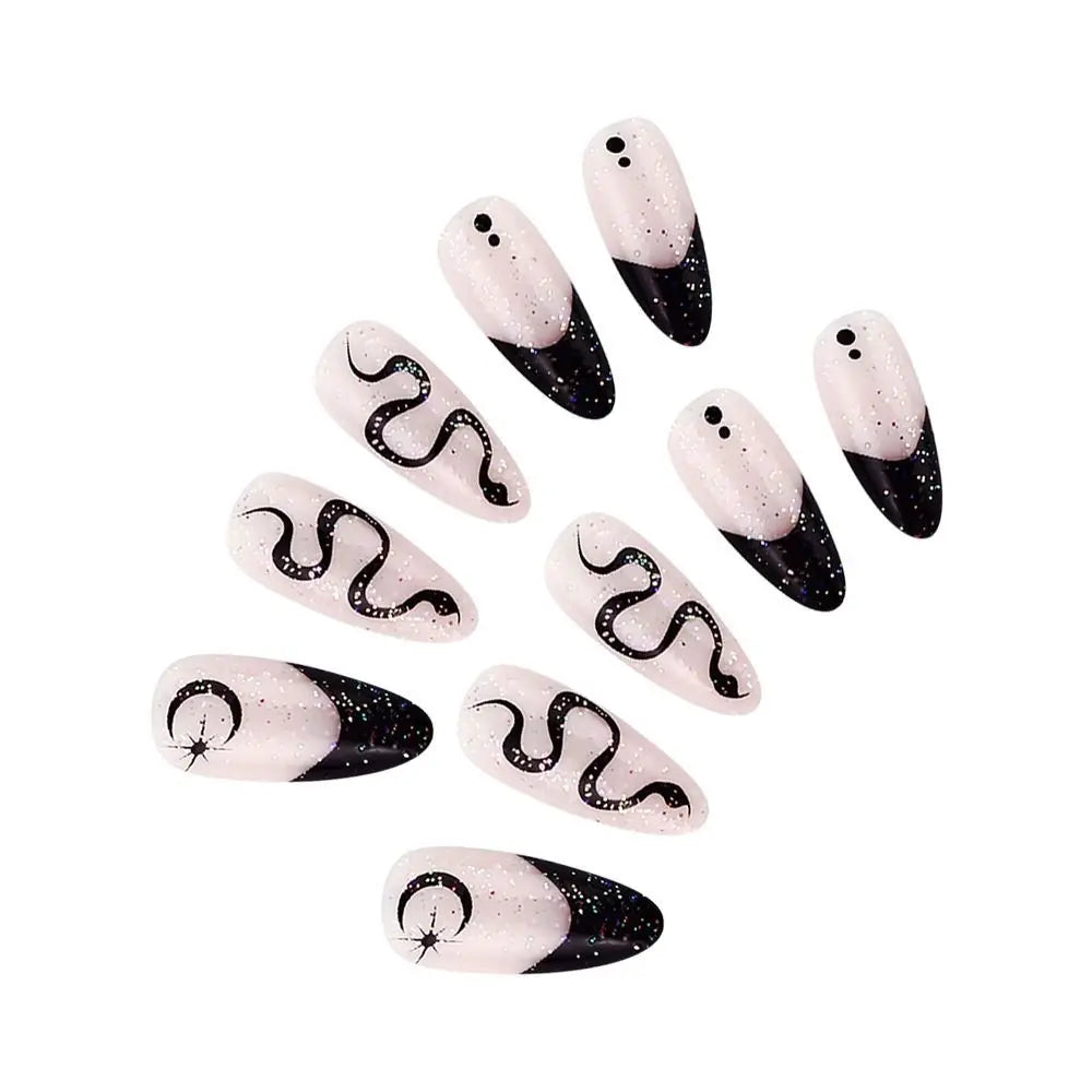 Spooky Vibes Halloween Press-On Nails