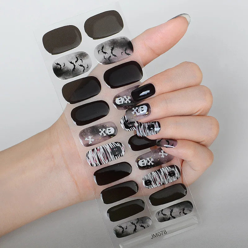 Spooky Charm Halloween Gel Nail Stickers