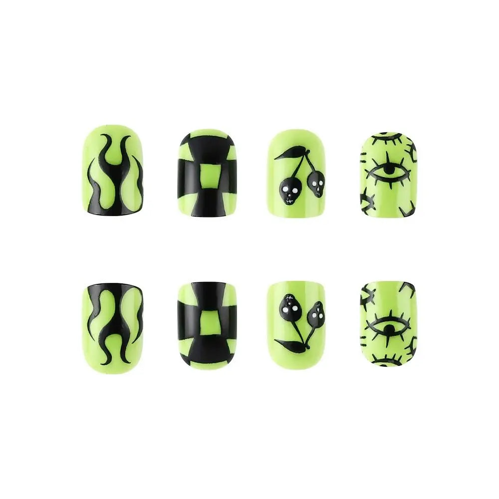 Spooky Vibes Halloween Press-On Nails
