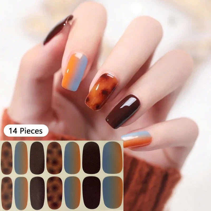 Autumn Prowl Gel Nail Stickers