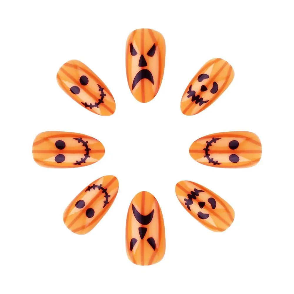 Spooky Vibes Halloween Press-On Nails