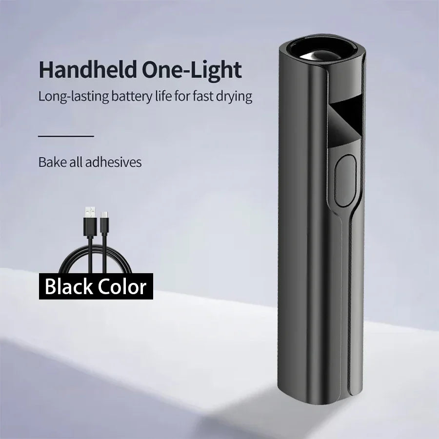 NailGlow™ Mini UV Lamp – Fast-Cure Manicure Dryer