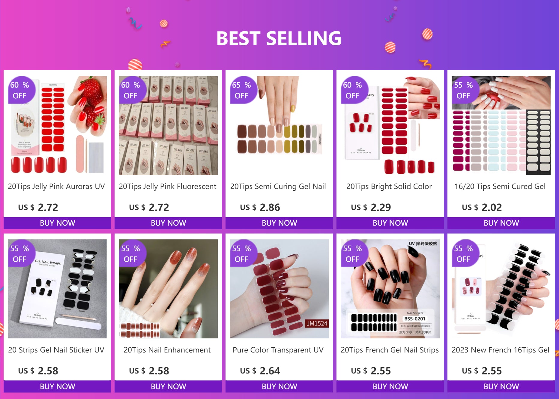 Hexed Charm Halloween Gel Nail Stickers