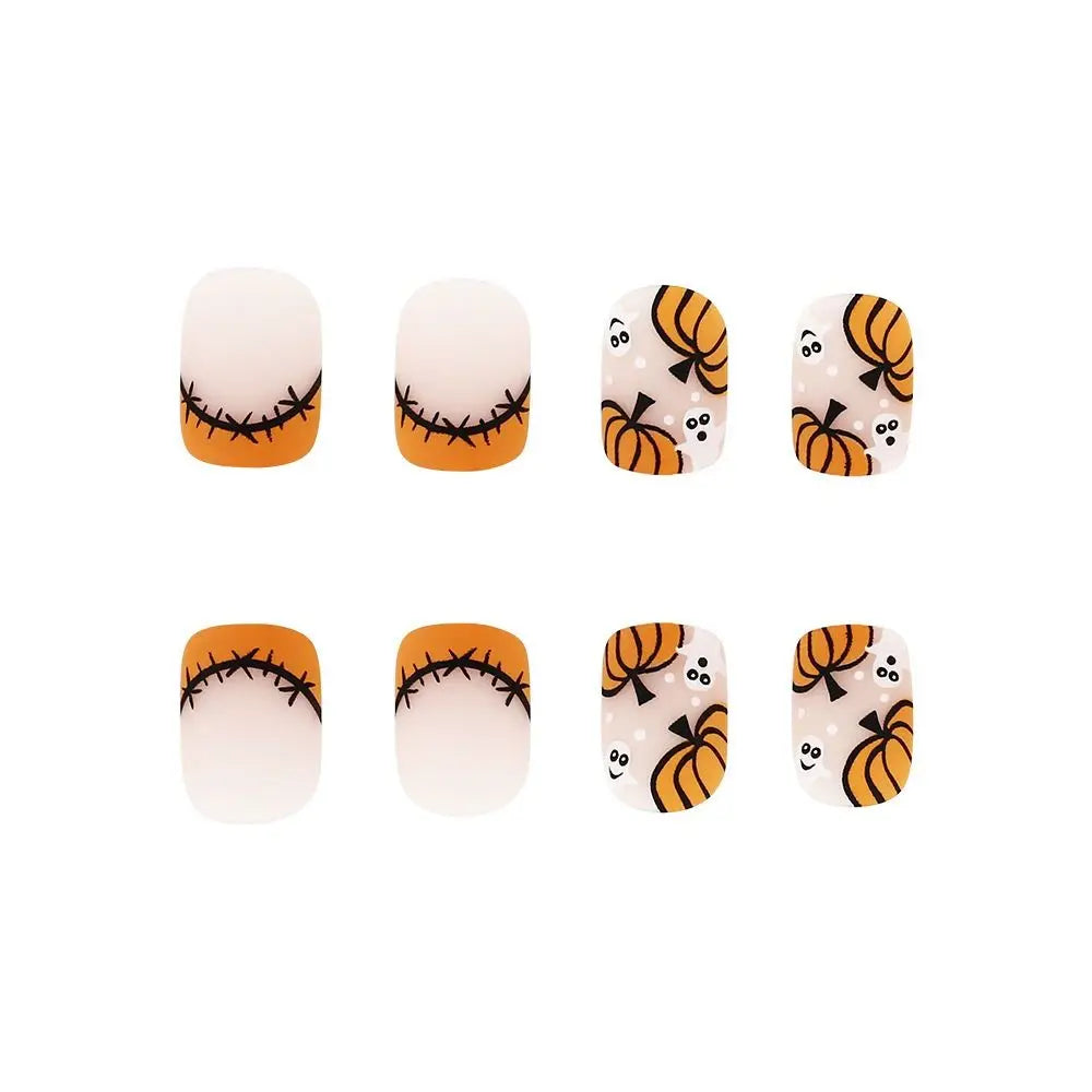 Spooky Vibes Halloween Press-On Nails